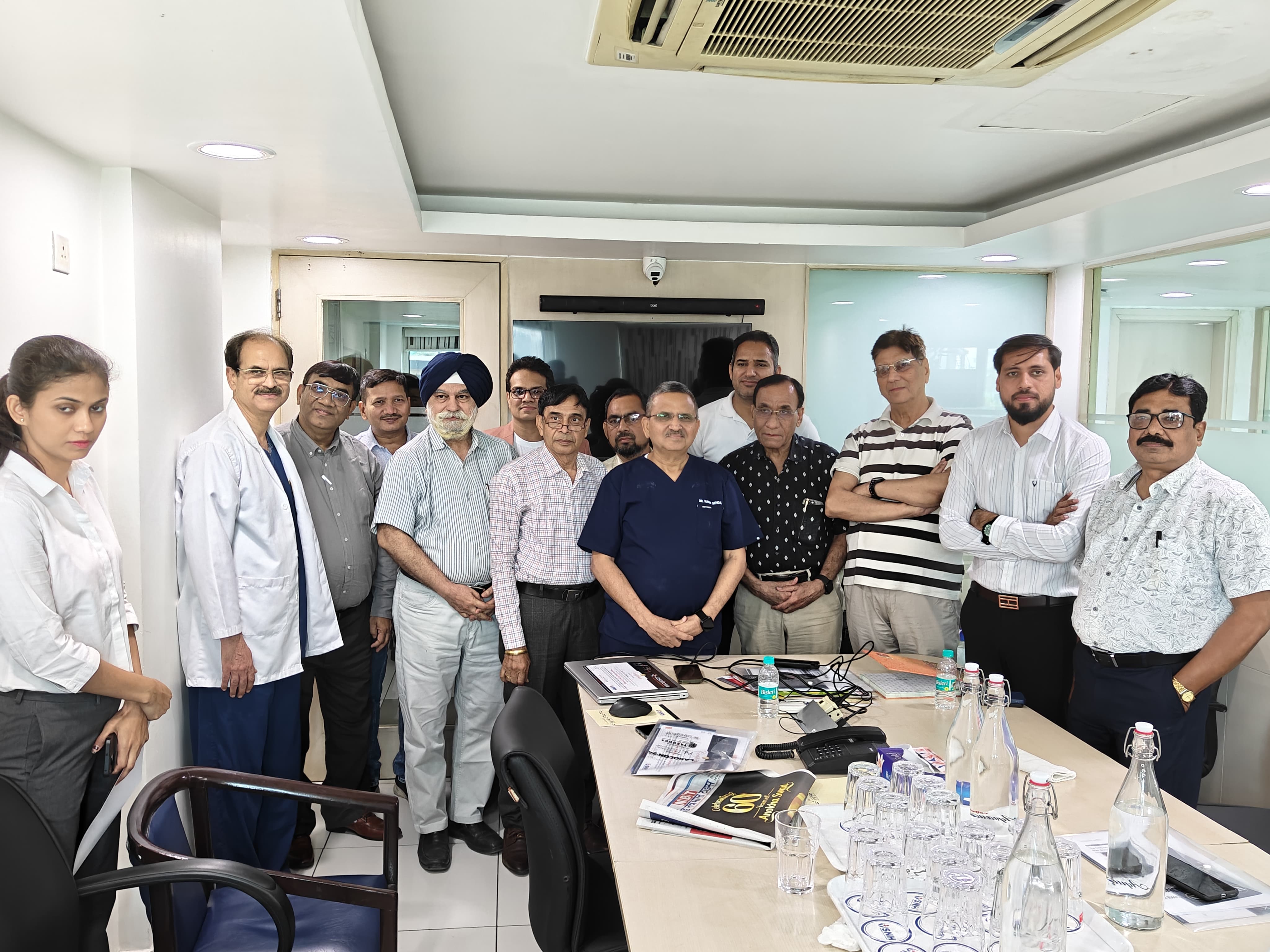 A focused hands-on workshop on Proctology, held today, May 18, 2025, at Sehgal Neo Hospital