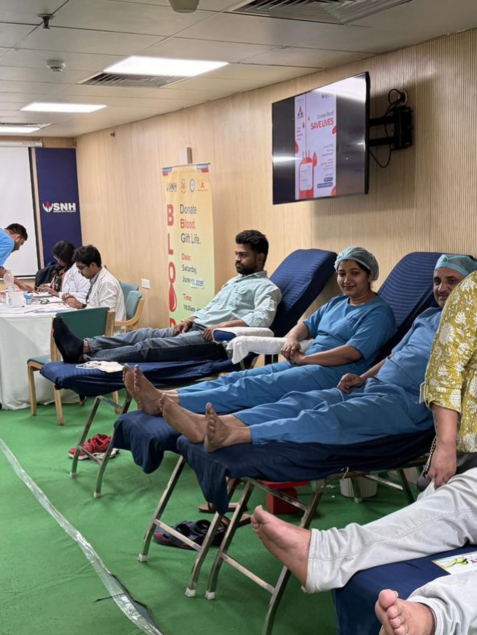 Blood Donation Camp at Sehgal Neo Hospital