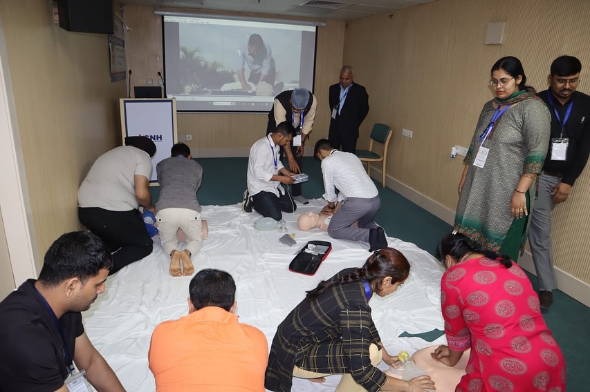 Basic Life Support (BLS-CPR) training session