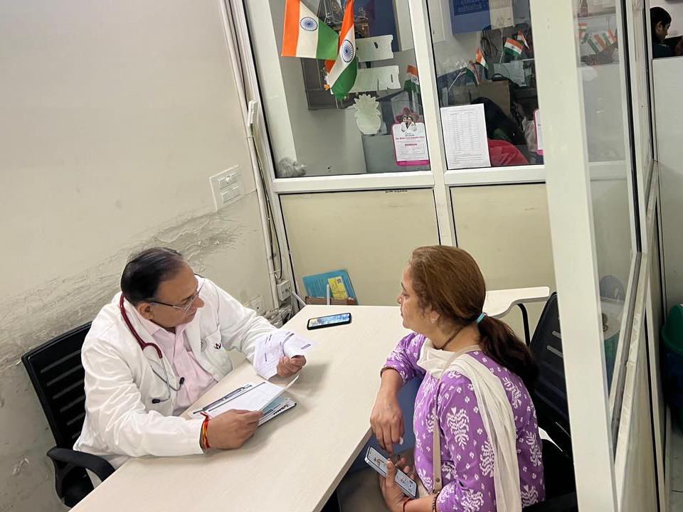 Health Check-up Camp and an informative Health Talk on "Myths and Facts about Knee Replacement"