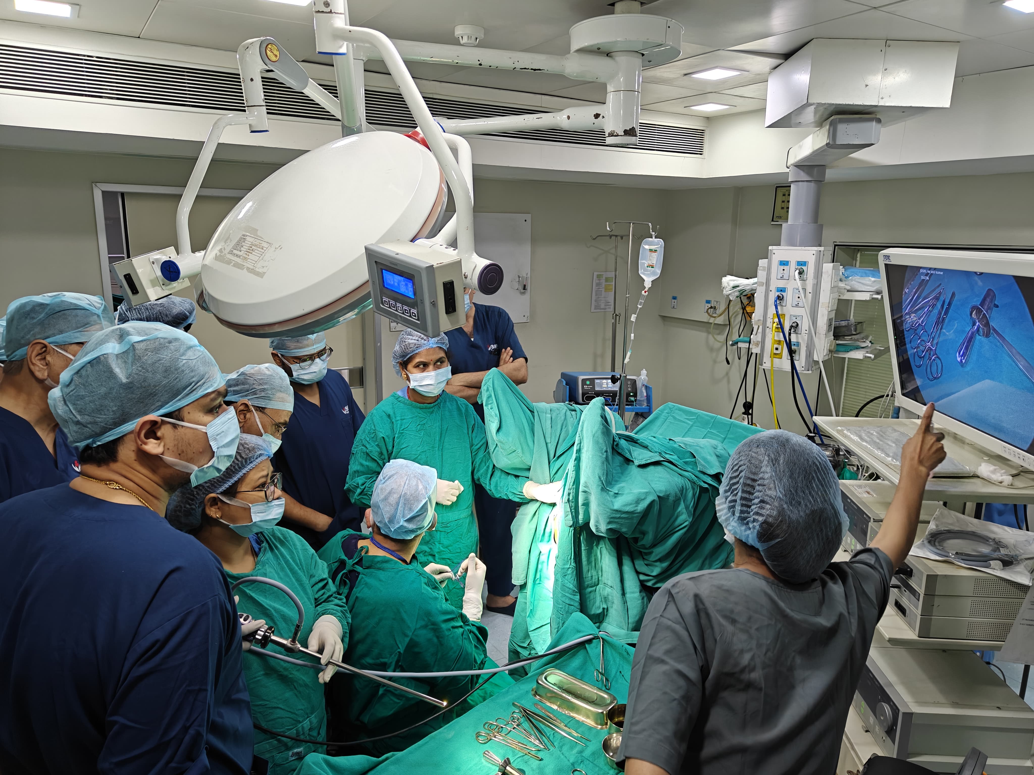 A focused hands-on workshop on Proctology, held today, May 18, 2025, at Sehgal Neo Hospital