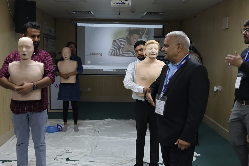 Basic Life Support (BLS-CPR) training session