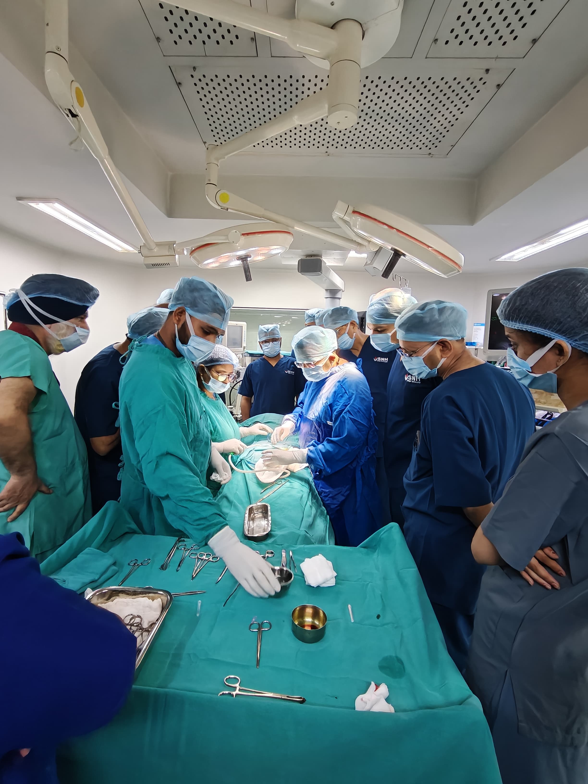 A focused hands-on workshop on Proctology, held today, May 18, 2025, at Sehgal Neo Hospital